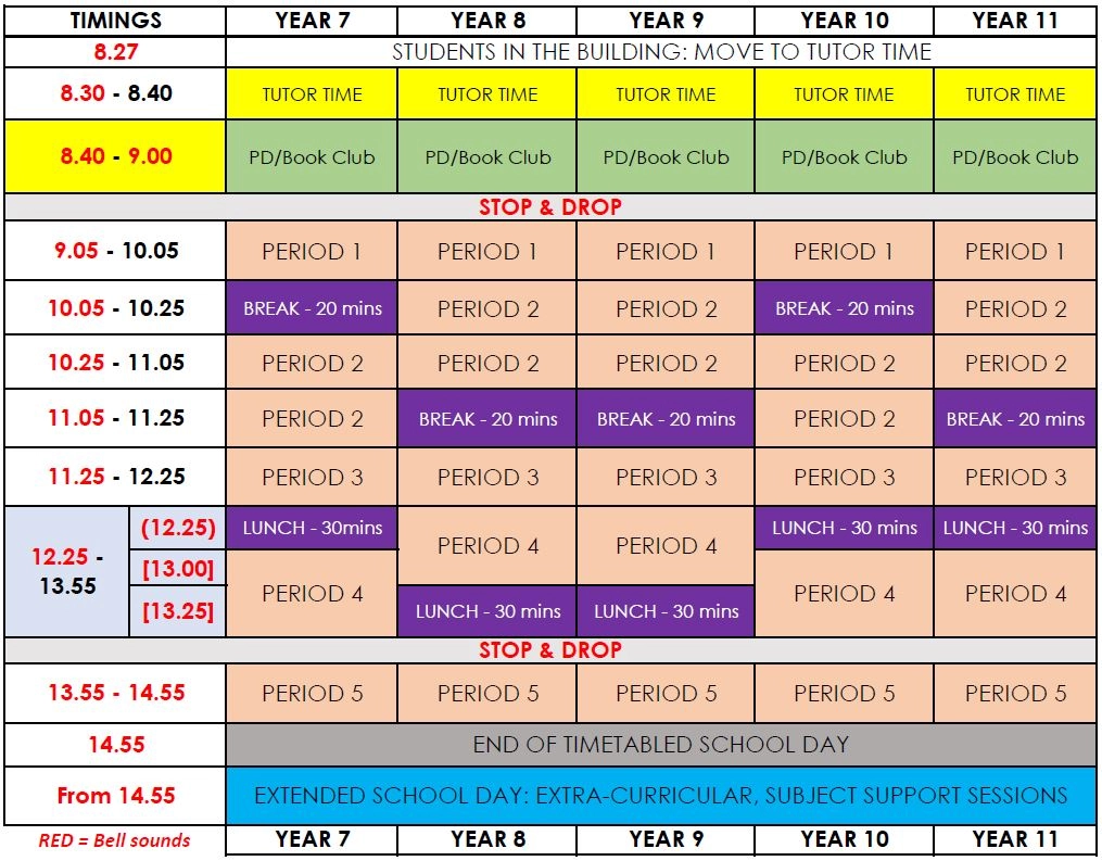 School day website Sep 25